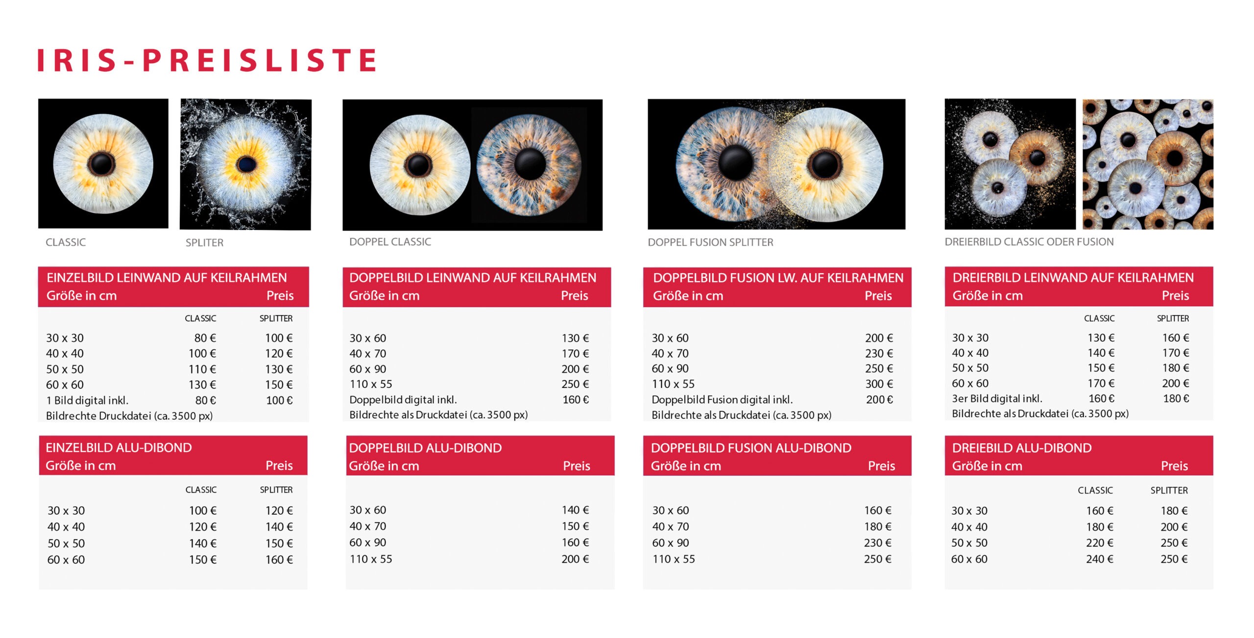Fotocenter Zarate - Portrait - Passbilder - Familie - Leinwandruck